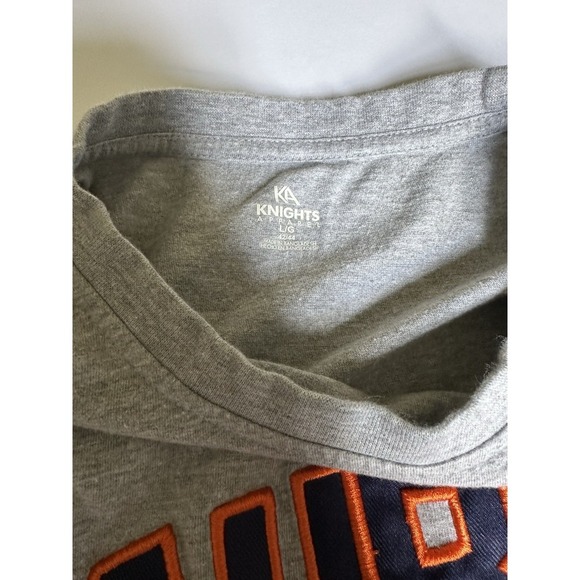 Vintage Y2K Auburn Tigers USA Embroidered Spell Out Grey T Shirt Sz L - Picture 5 of 5